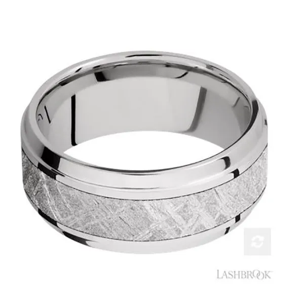 Cobalt Chrome and Meteorite Band Image 3 Goldstein's Jewelers Mobile, AL