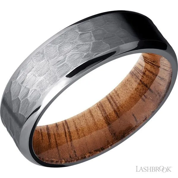 Titanium Band With Hardwood Sleeve Goldstein's Jewelers Mobile, AL