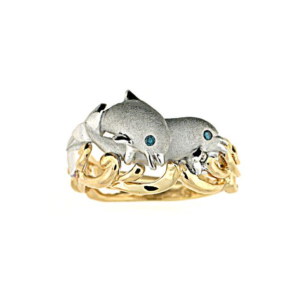 Denny Wong Dolphin Ring Goldstein's Jewelers Mobile, AL