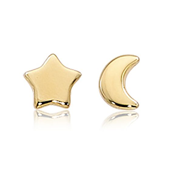 Moon and Stars Earrings Goldstein's Jewelers Mobile, AL