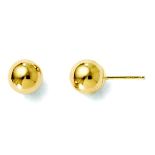 Gold Bead Earrings Goldstein's Jewelers Mobile, AL