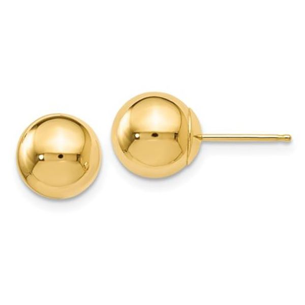 Gold Bead Earrings Goldstein's Jewelers Mobile, AL