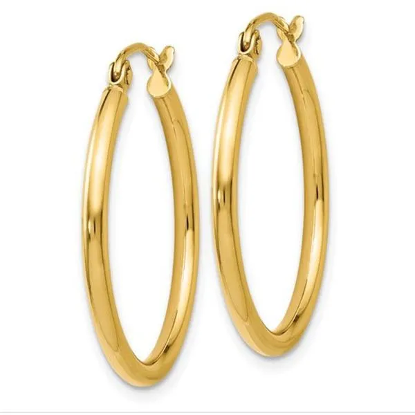 Hoop Earrings Image 2 Goldstein's Jewelers Mobile, AL