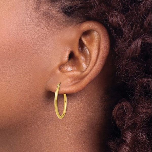 Hoop Earrings Image 3 Goldstein's Jewelers Mobile, AL