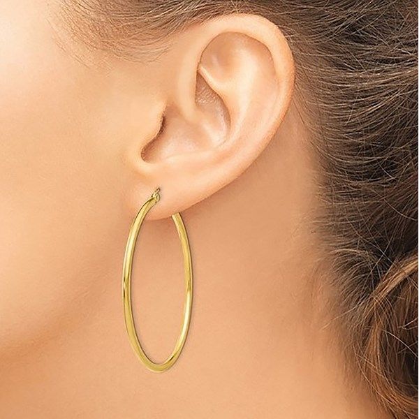 Hoop Earrings Image 3 Goldstein's Jewelers Mobile, AL