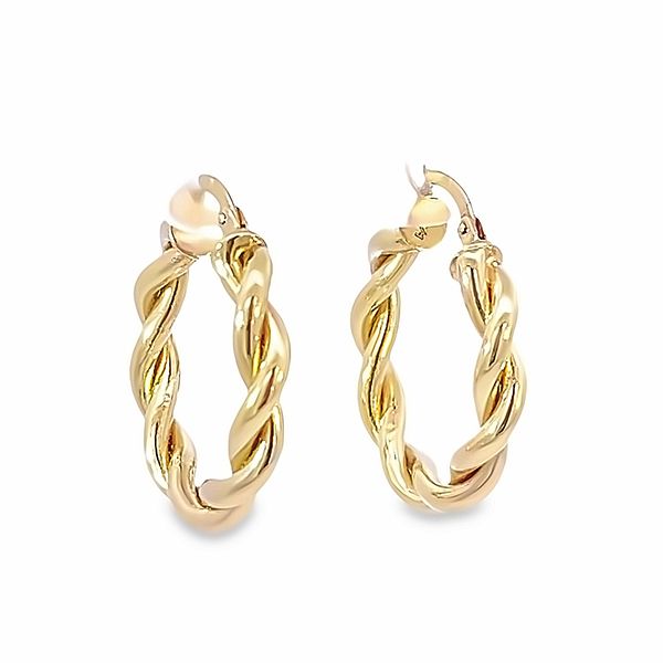 Twisted Hoop Earrings Goldstein's Jewelers Mobile, AL