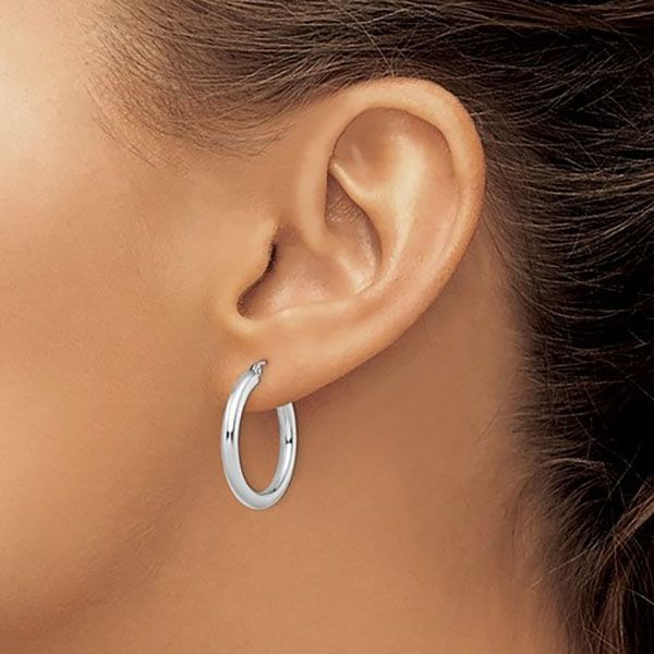 Hoop Earrings Image 3 Goldstein's Jewelers Mobile, AL