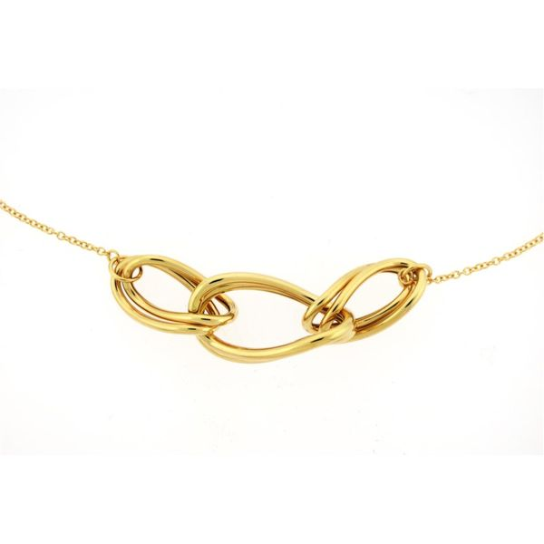 Tri Circle Collar Necklace Goldstein's Jewelers Mobile, AL