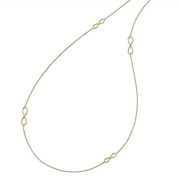 Long Infinity Necklace Goldstein's Jewelers Mobile, AL