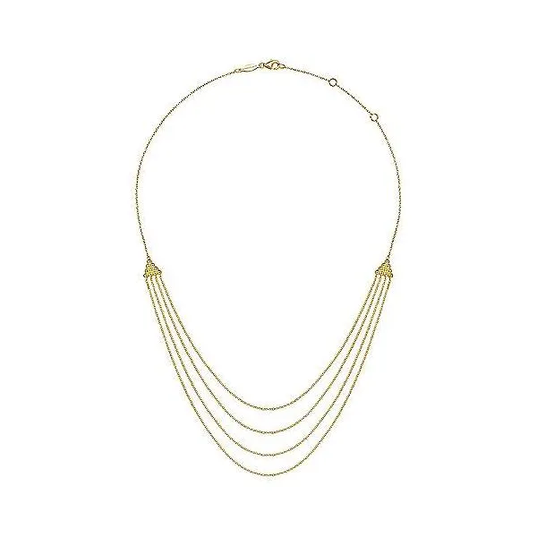 Gabriel Bujukan Mulit Row Necklace Image 2 Goldstein's Jewelers Mobile, AL