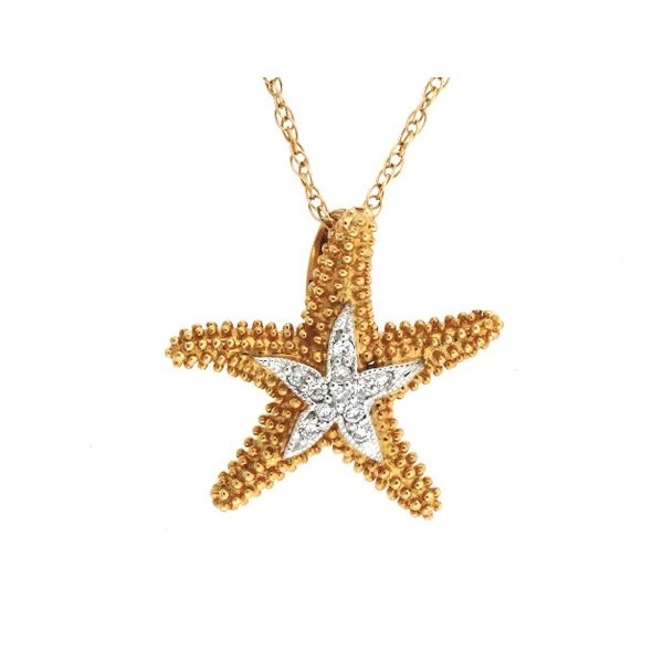 Denny Wong Diamond Starfish Pendant Goldstein's Jewelers Mobile, AL