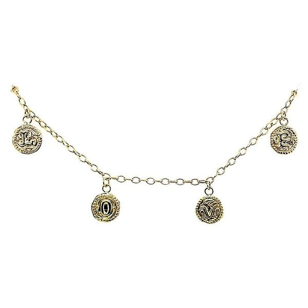 Gold Love Coin Bracelet Goldstein's Jewelers Mobile, AL