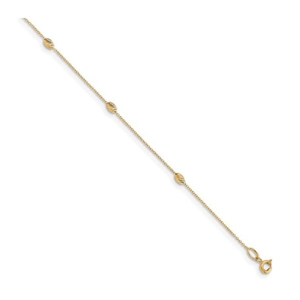 Oval Bead Stations Anklet Goldstein's Jewelers Mobile, AL