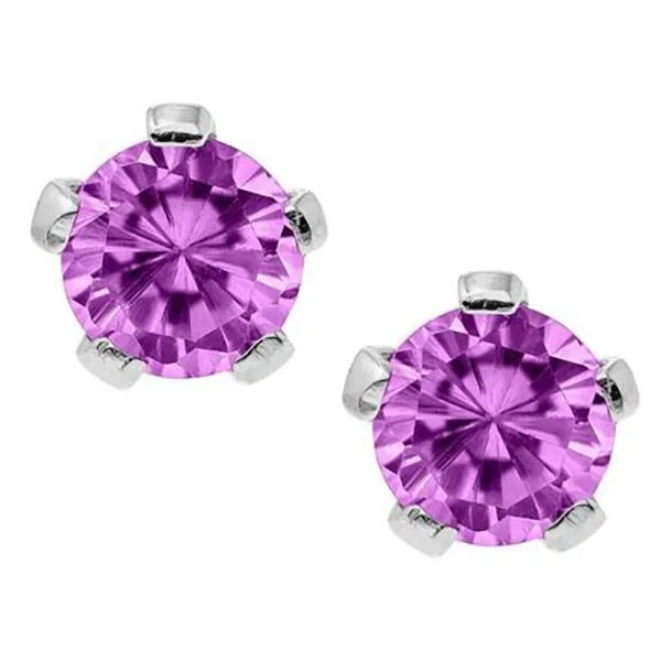 February Birthstone Earrings Goldstein's Jewelers Mobile, AL