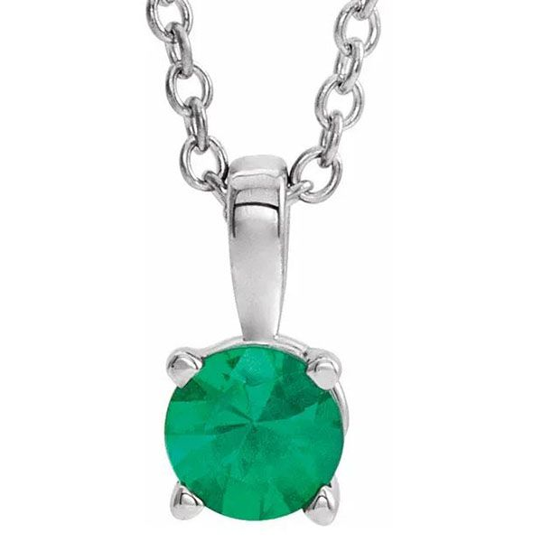 Imitation Emerald Necklace Goldstein's Jewelers Mobile, AL