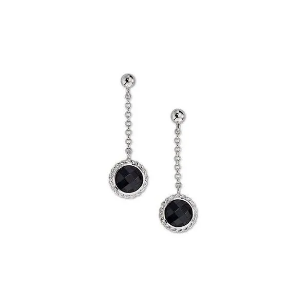 Elle Black Agate Earrings Goldstein's Jewelers Mobile, AL