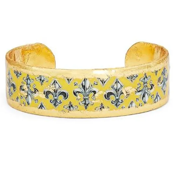 Evocateur Fleur De Lys Cuff Bracelelt Goldstein's Jewelers Mobile, AL