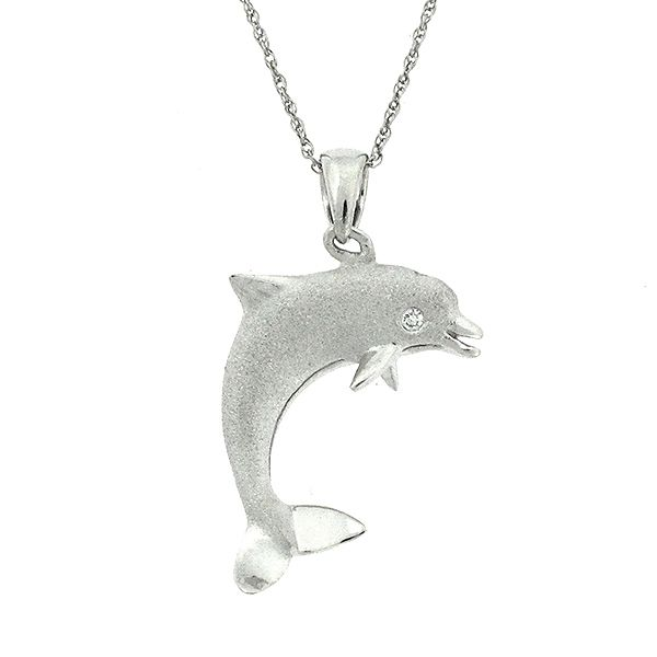 Denny Wong Jumping Dolphin Pendant Goldstein's Jewelers Mobile, AL