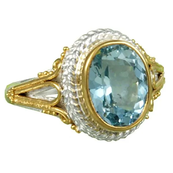 Michou Blue Topaz Ring Goldstein's Jewelers Mobile, AL