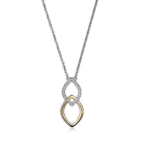 Elle Wave Necklace Goldstein's Jewelers Mobile, AL