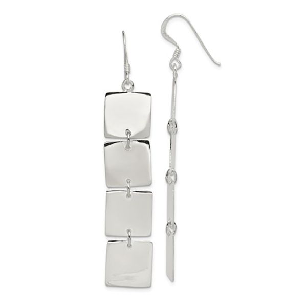 Block Drop Earrings Goldstein's Jewelers Mobile, AL