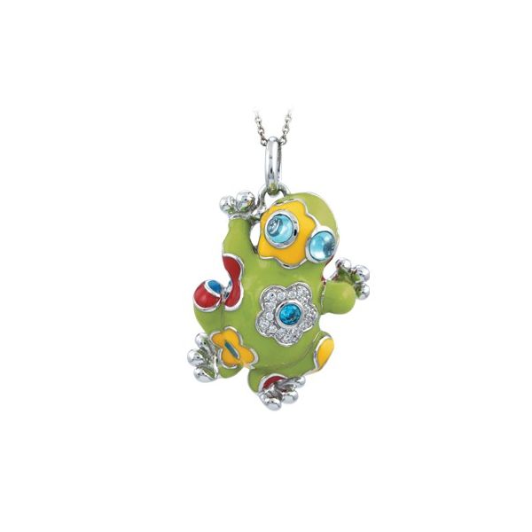 Belle Etoile Lucky Frog Pendant Goldstein's Jewelers Mobile, AL