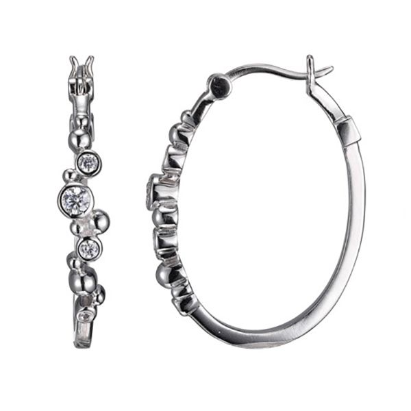 Elle Bubble Hoop Earrings Goldstein's Jewelers Mobile, AL