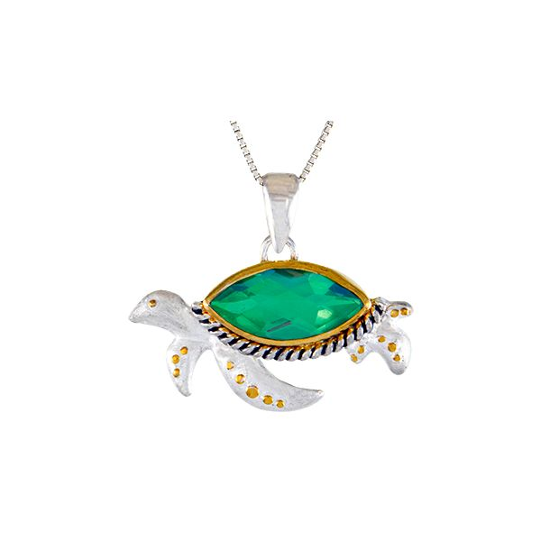 Michou Poseidon's Tresures Turtle Necklace Goldstein's Jewelers Mobile, AL