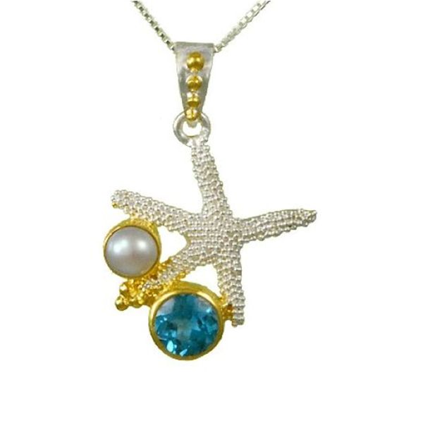 Michou Poseidon's Treasures Starfish Necklace Goldstein's Jewelers Mobile, AL