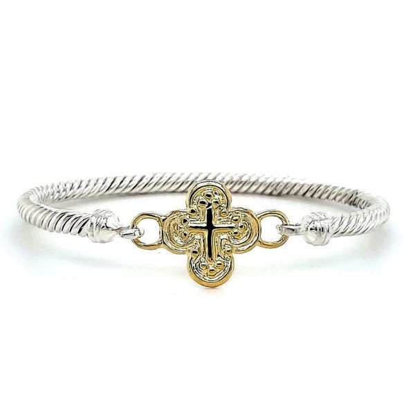 Cross Bangle Bracelet Goldstein's Jewelers Mobile, AL