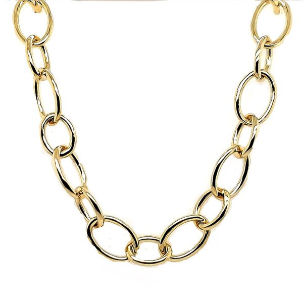 Open Link Magnetic Clasp Necklace Goldstein's Jewelers Mobile, AL