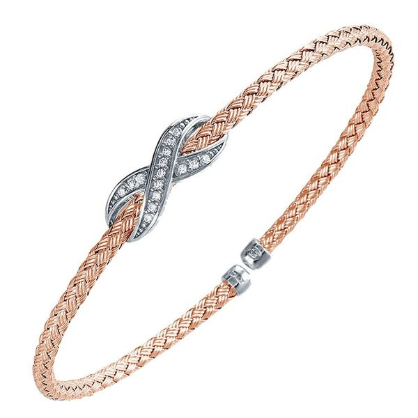 Charles Garnier Infinity Cuff Bracelet Goldstein's Jewelers Mobile, AL