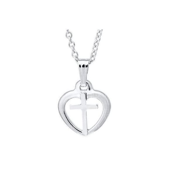 Heart Cross Necklace Goldstein's Jewelers Mobile, AL