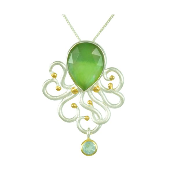 Michou Poseidon's Treasures Octopus Necklace Goldstein's Jewelers Mobile, AL