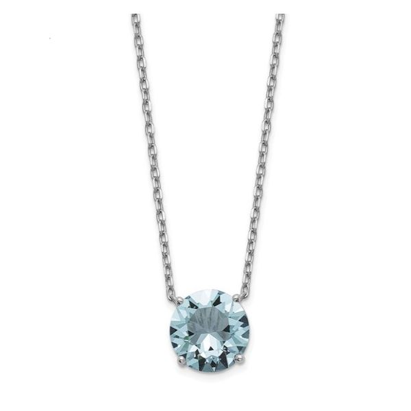 March Birthstone Necklace Goldstein's Jewelers Mobile, AL