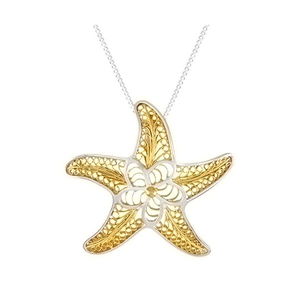 Michou Poseidon's Treasures Starfish Necklace Goldstein's Jewelers Mobile, AL