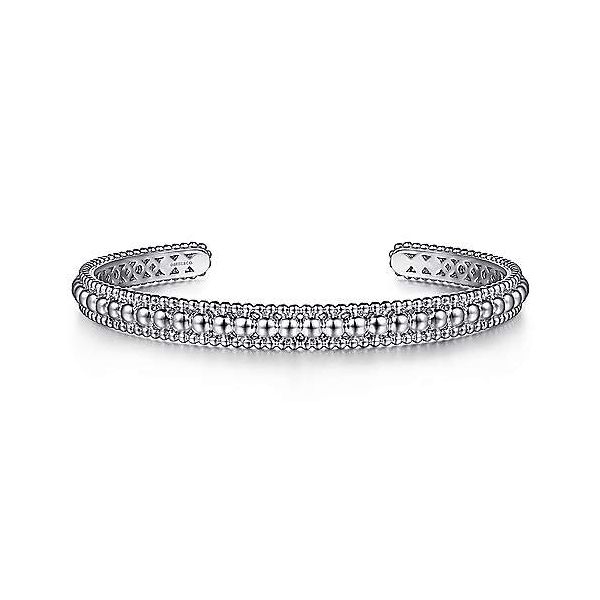 Gabriel Bujukan Beaded Open Bangle Bracelet Goldstein's Jewelers Mobile, AL