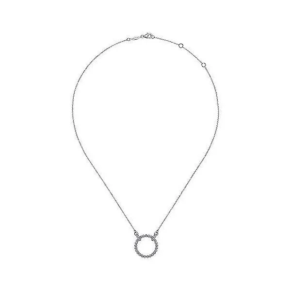 Gabriel Bujukan Open Circle Necklace Image 2 Goldstein's Jewelers Mobile, AL