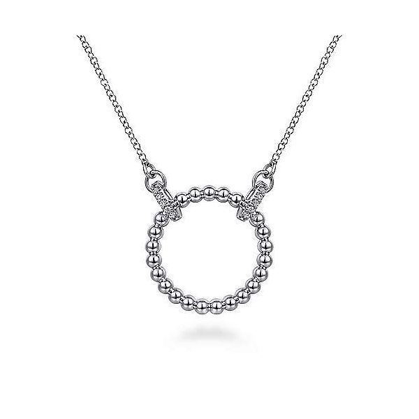 Gabriel Bujukan Open Circle Necklace Goldstein's Jewelers Mobile, AL