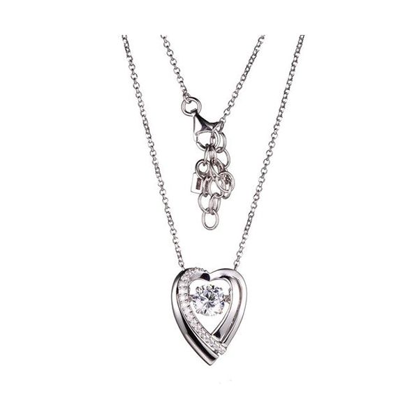 Elle Amour Heart Necklace Goldstein's Jewelers Mobile, AL