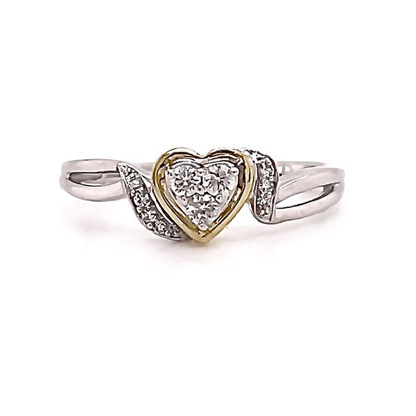 Diamond Heart Shaped Ring Goldstein's Jewelers Mobile, AL