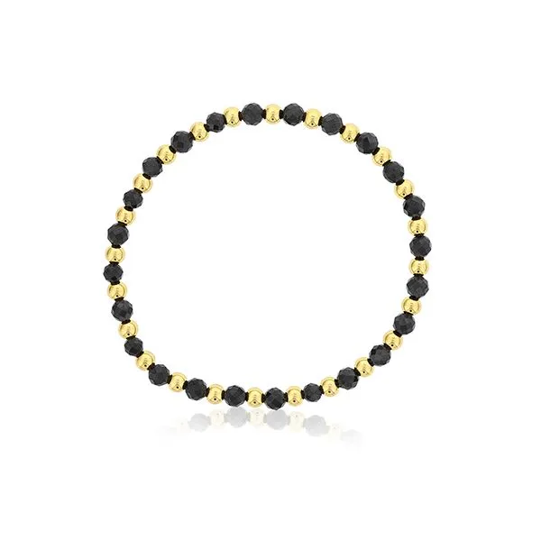 Dee Berkley Black Agate and Bead Bracelet Goldstein's Jewelers Mobile, AL