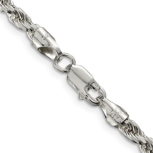 Diamond Cut Rope Chain Image 2 Goldstein's Jewelers Mobile, AL