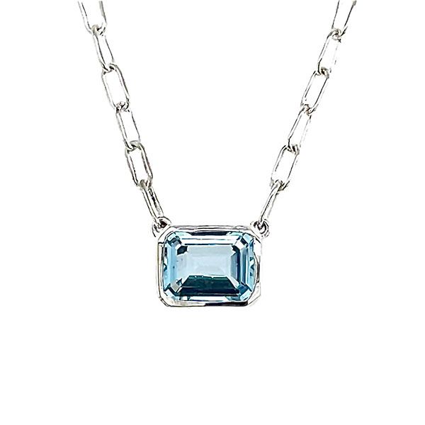 Blue Topaz Necklace Goldstein's Jewelers Mobile, AL