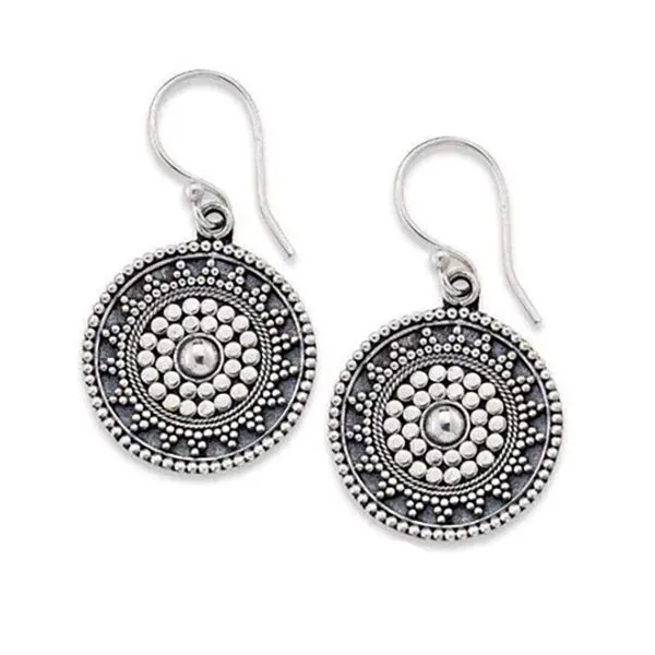 SSTERLING SILVER SAMUEL B FILIGREE DESIGN DROP EARRINGS Goldstein's Jewelers Mobile, AL