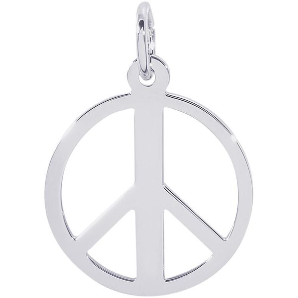 Peace Sign Charm Goldstein's Jewelers Mobile, AL