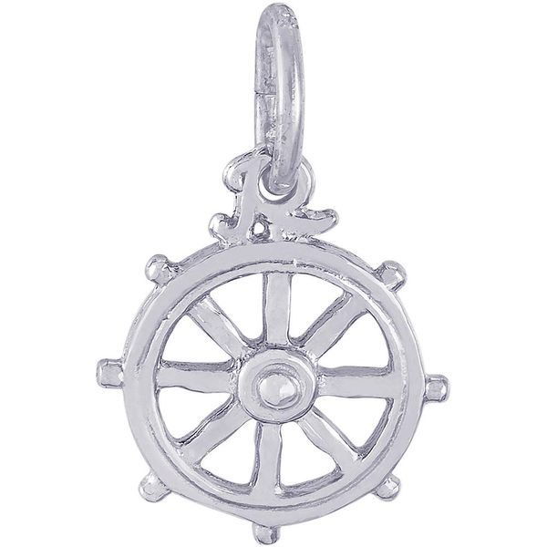 Ship's Wheel Charm Goldstein's Jewelers Mobile, AL