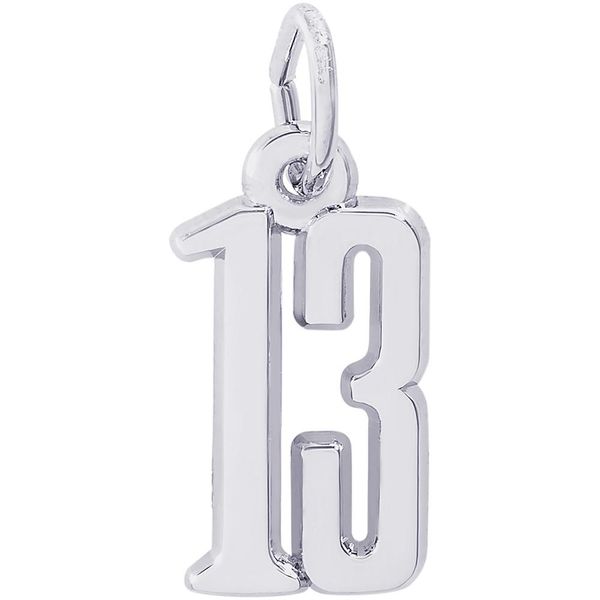 Number 13 Charm Goldstein's Jewelers Mobile, AL