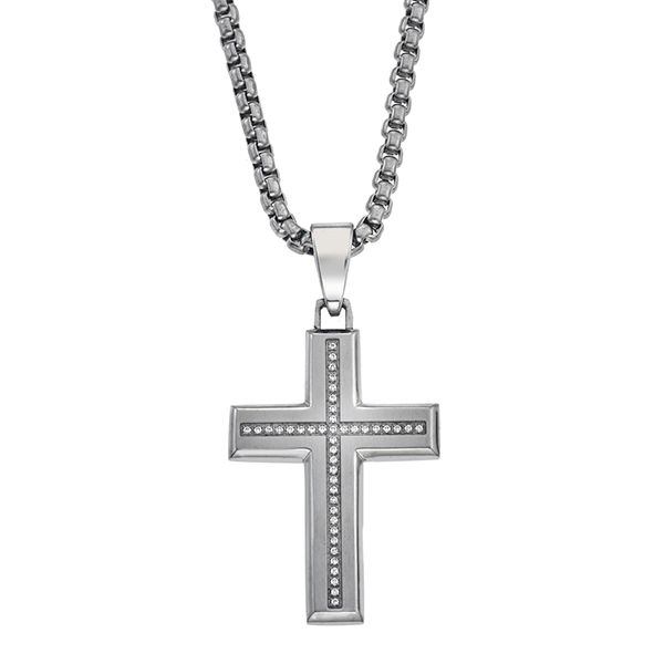 Esquire Diamond Cross Necklace Goldstein's Jewelers Mobile, AL