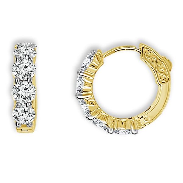 Lab Grown Diamond Earrings Grader Jewelers Groton, CT